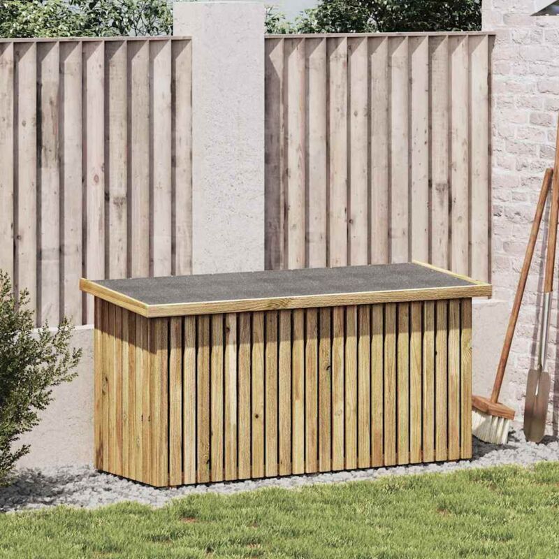 foto del prodotto scatola di stoccaggio 119x44x58.5 cm legno di pino trattato vidaxl