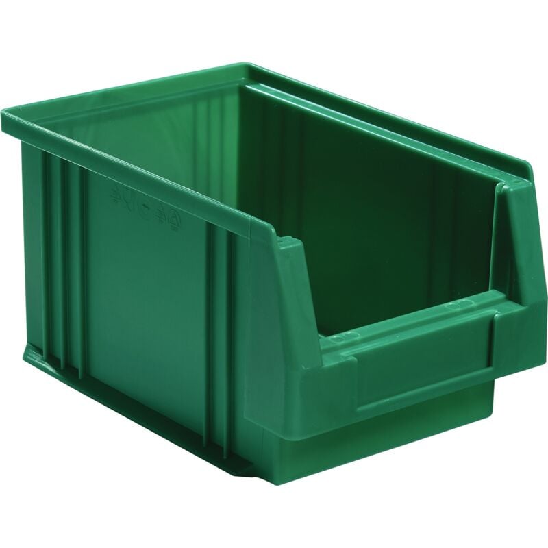 foto del prodotto scatola di stoccaggio trasparente plk l230xp150xh125mm in pp verde