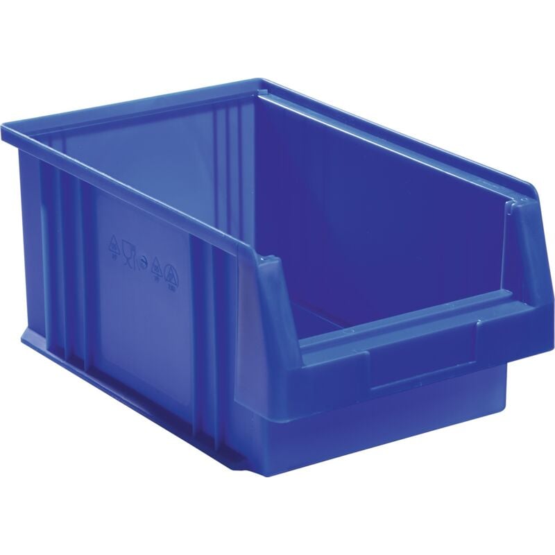 foto del prodotto scatola di stoccaggio trasparente plk l330xp213xh150mm in pp blu