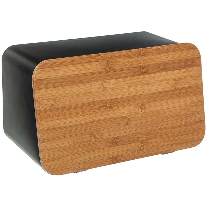 foto del prodotto scatola e tagliere per il pane modern color nero 37cm 5five