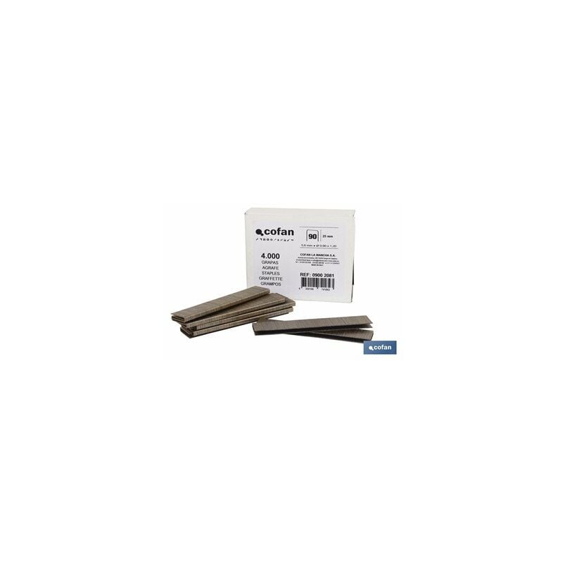 foto del prodotto scatola graffette 90 25mm 4.000 pz 