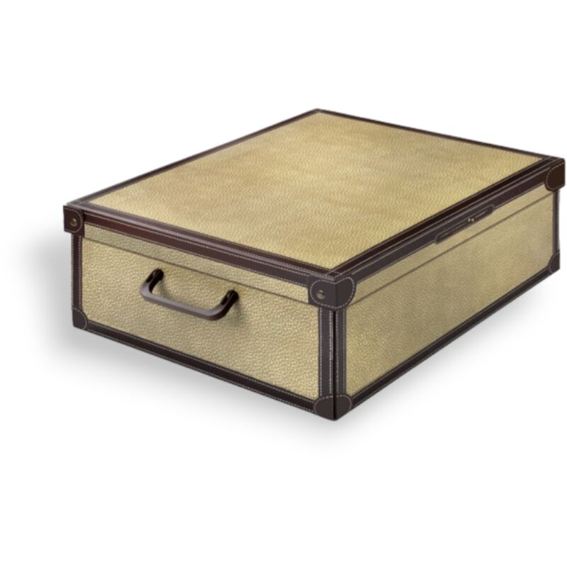foto del prodotto scatola guardaroba sottoletto per cambio stagione 60x50x17 cm