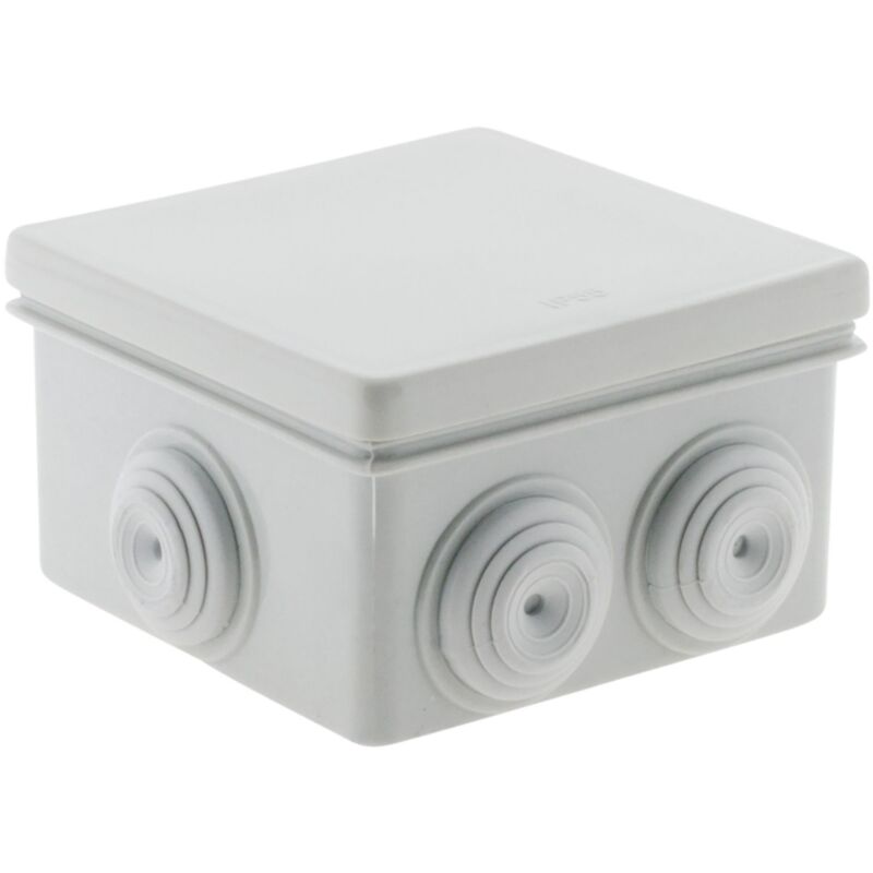 foto del prodotto scatola impermeabile ip55 quadrata 80 x 80 x 46 mm