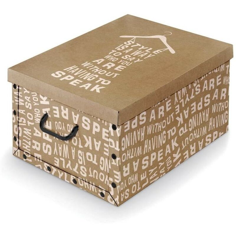foto del prodotto scatola in cartone guardaroba kraft 50x39x24h cm domopak