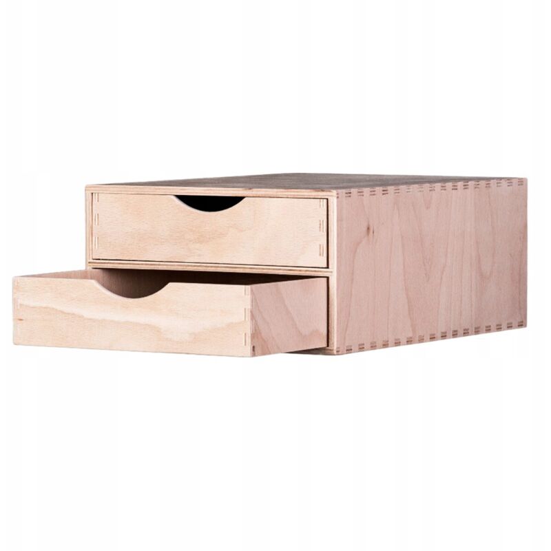 foto del prodotto scatola in legno con scomparti cassetto cassetta degli attrezzi selezionatore per pastelli