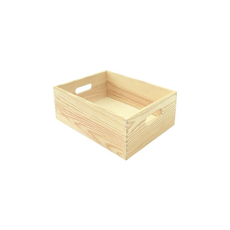 foto del prodotto scatola in pino grezzo 40x30x15 cm sans marque