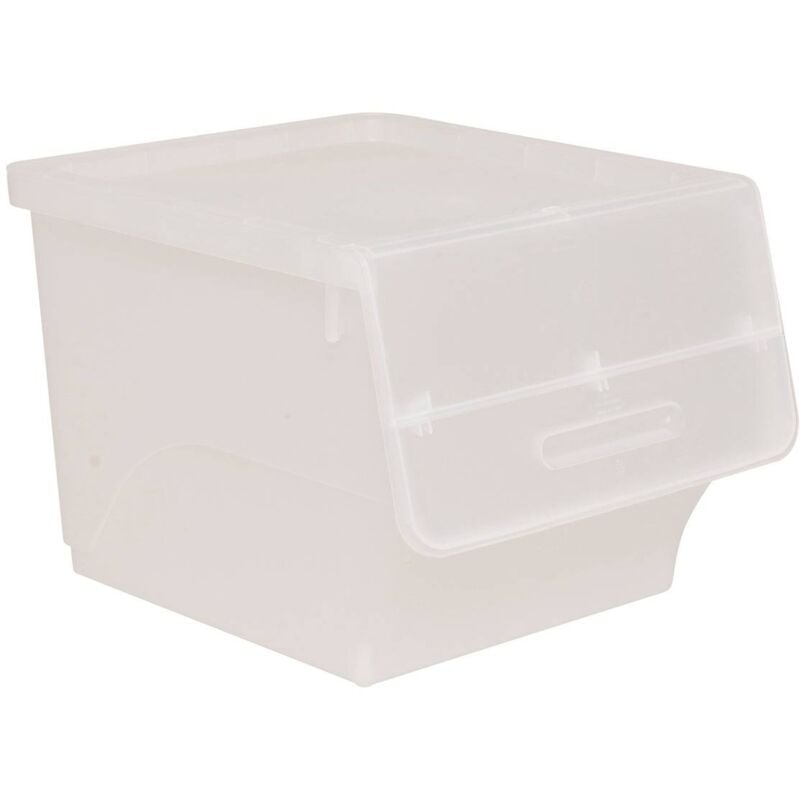 foto del prodotto scatola in plastica trasparente con apertura frontale 34l 5five