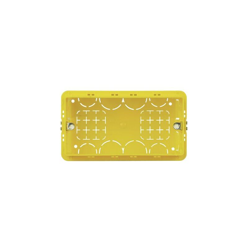 foto del prodotto scatola in resina da incasso per 4 moduli serie civili 135x74x53,5mm