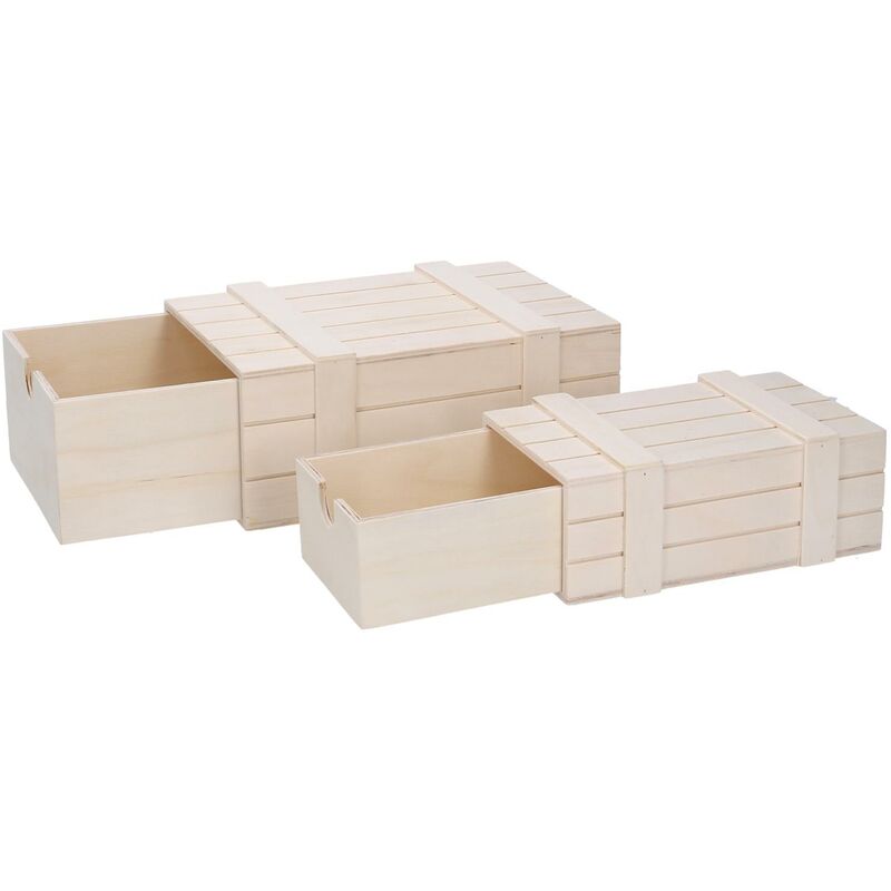 foto del prodotto scatola legno 1 2 naturale cm20x14h8,3