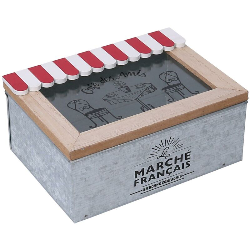 foto del prodotto scatola legno bistrot rettangolare cm19x14h8,5