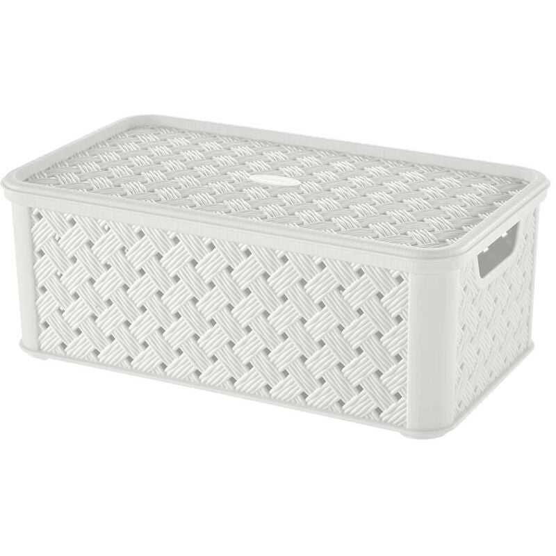 foto del prodotto scatola media traforata arianna con coperchio da 4 litri, 16,6 x 29 x h 11,2 cm