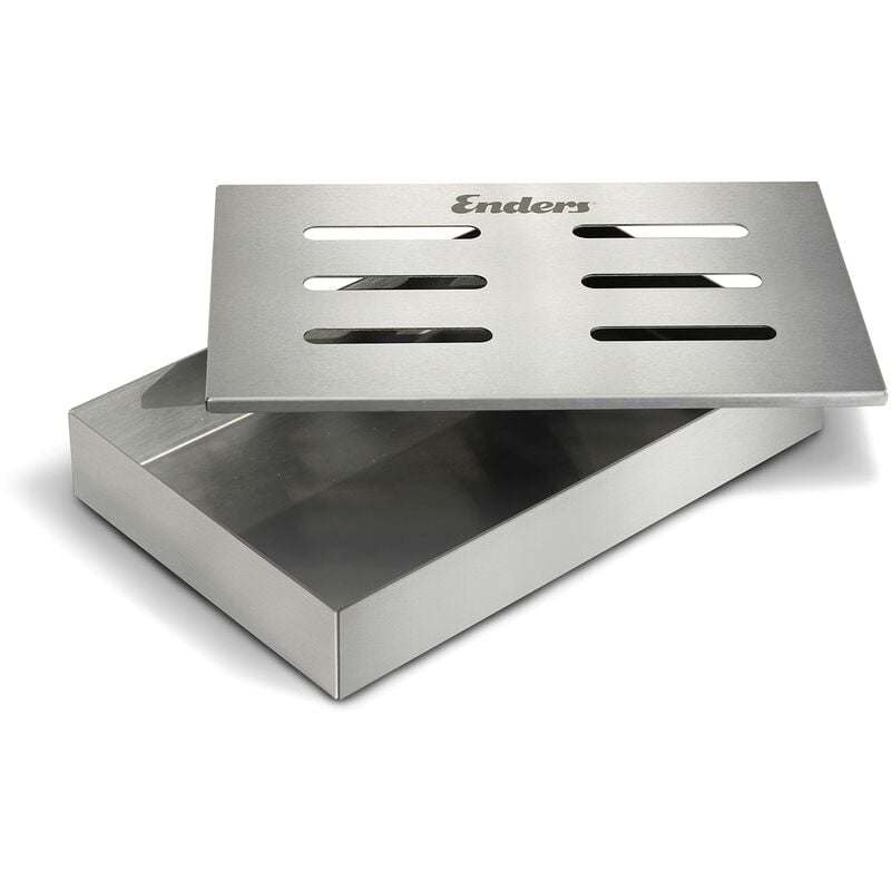 foto del prodotto scatola per affumicatore in acciaio inossidabile accessori per barbecue 8812 enders