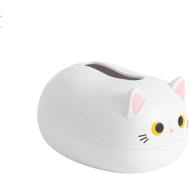 foto del prodotto scatola per fazzoletti kawaii cat, contenitore per tovaglioli da cucina, contenitore per carta igienica, porta carta igienica da ufficio, stile