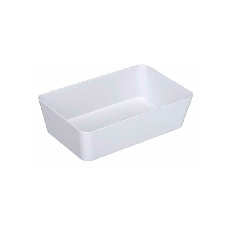 foto del prodotto scatola per il bagno candy, contenitore per il bagno, grande, plastica, 22x14x6 cm, bianco wenko