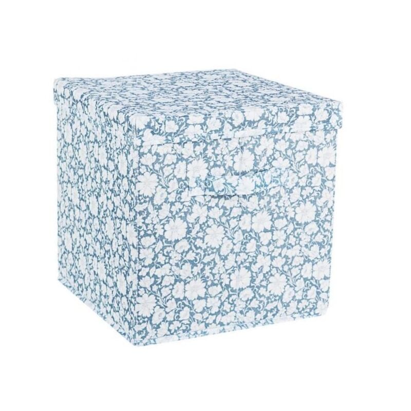 foto del prodotto scatola pieghevole flowery con coperchio 30x30x30 cm in cartone