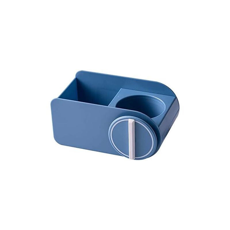 foto del prodotto scatola porta asciugacapelli, porta asciugacapelli, perforazione libera, wc, bagno, gancio per asciugacapelli