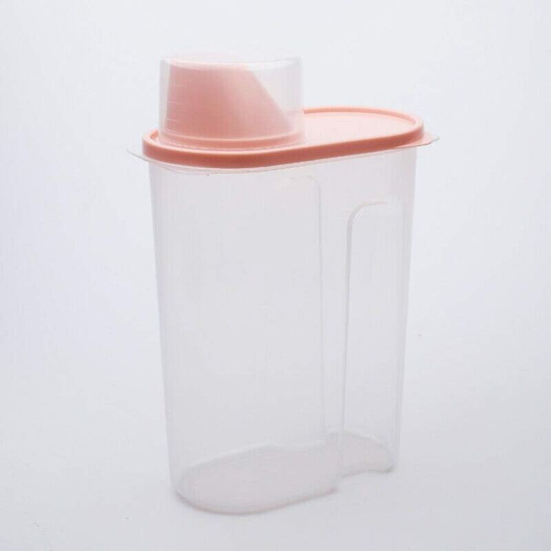 foto del prodotto scatola porta cereali rosa da cucina