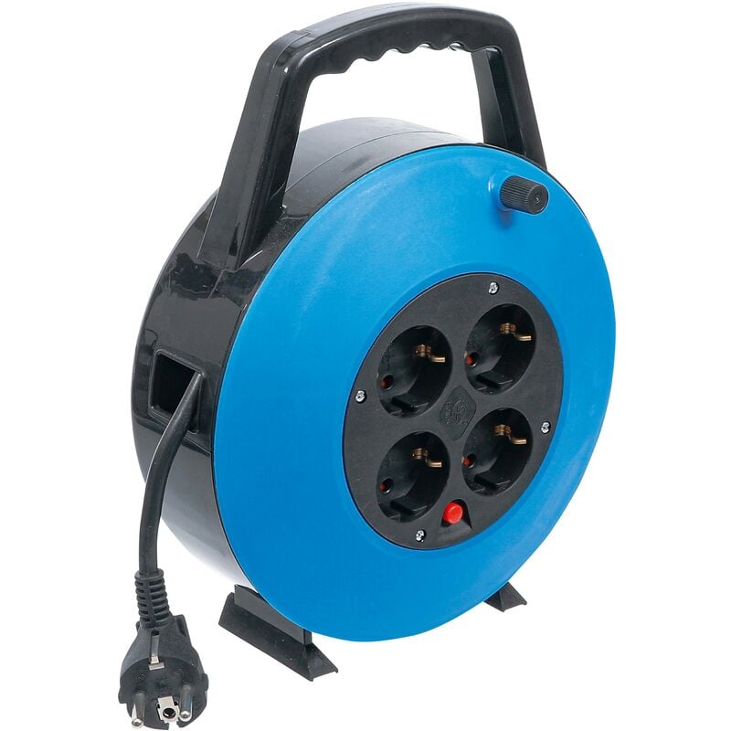 foto del prodotto scatola portacavi 10 m 3 x 1,5 mm 4 prese ip 20 3000 w