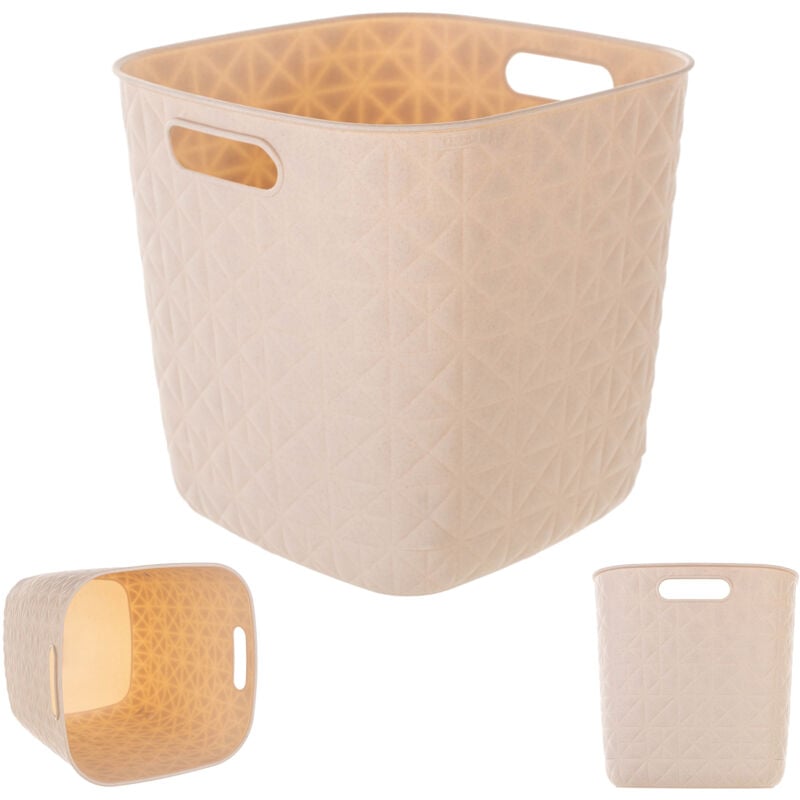 foto del prodotto scatola portaoggetti cestino organizer curver softex scatola organizzativa 15l