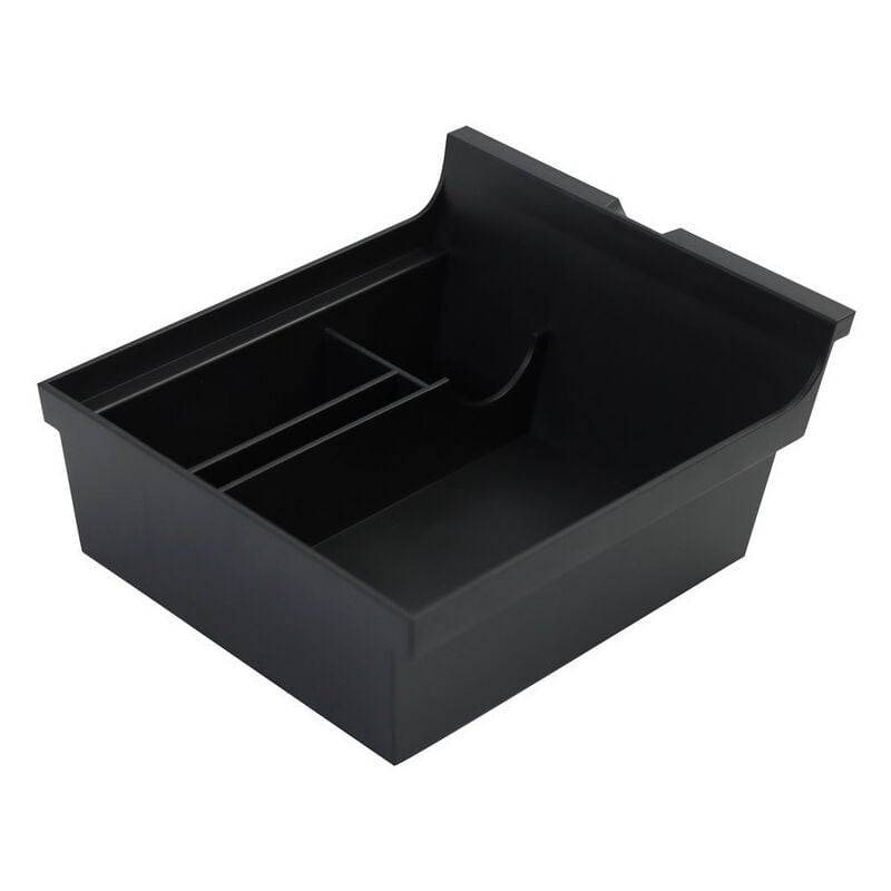 foto del prodotto scatola portaoggetti con cassetto nascosto per tesla model 3 e model y 2021 e 2022