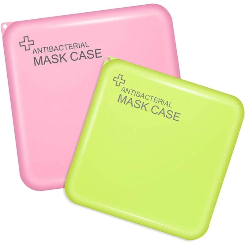 foto del prodotto scatola portaoggetti in plastica da 2 pezzi, scatola portaoggetti portatile per il viso, scatola portaoggetti portatile con coperchio , accesso al