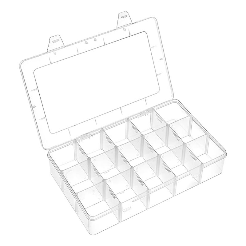 immagine 0 del prodotto scatola portaoggetti in plastica, portagioie, armadietto portaoggetti multiuso, scatola portaoggetti in plastica regolabile, piccola scatola in