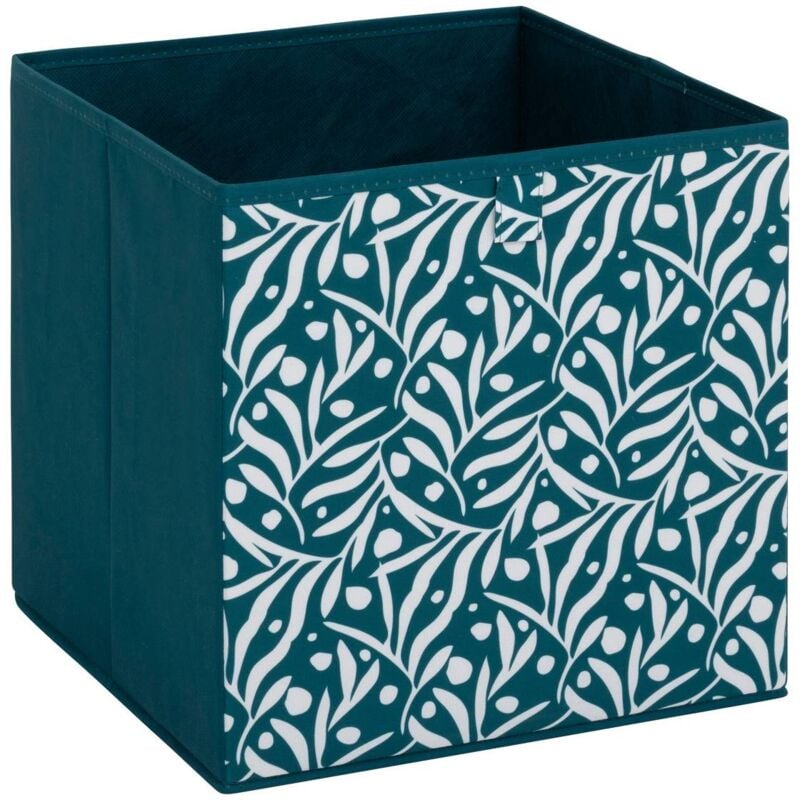foto del prodotto scatola portaoggetti mix n modul motivo olivia blu 31x31cm 5five