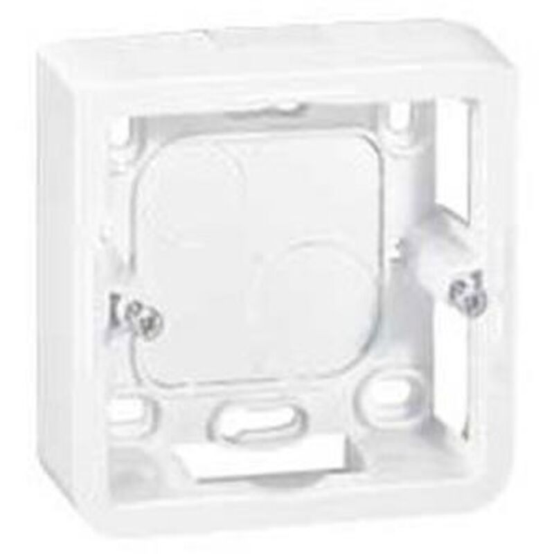 foto del prodotto scatola quadrata 'mosaico' per due moduli ip20 ik02 83x83x30mm in termoplastico bianco legrand 08028