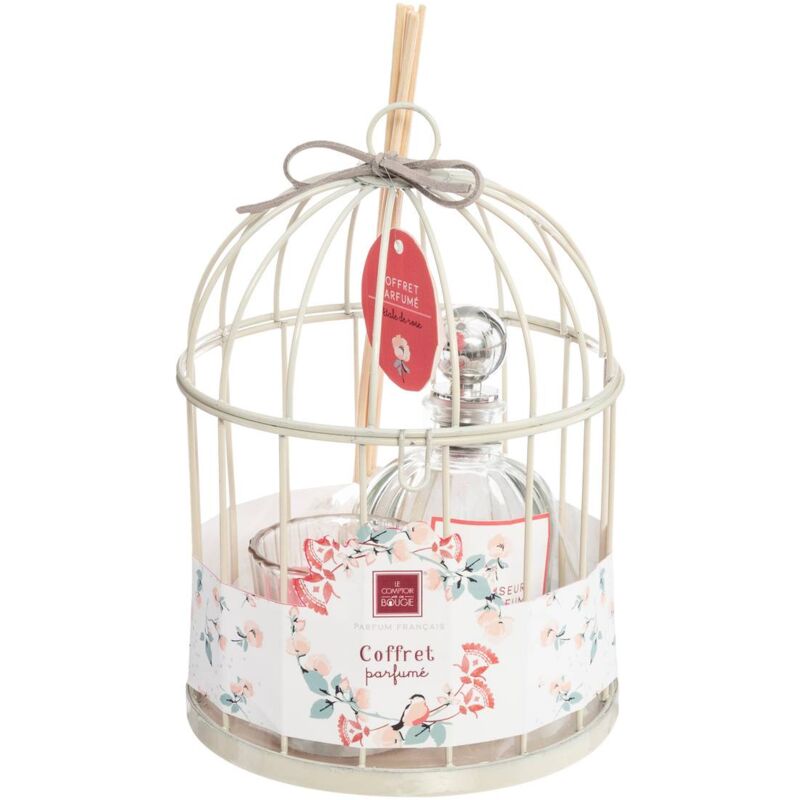 foto del prodotto scatola regalo poesia gabbia d14cm rosa atmosphera cr ateur d int rieur