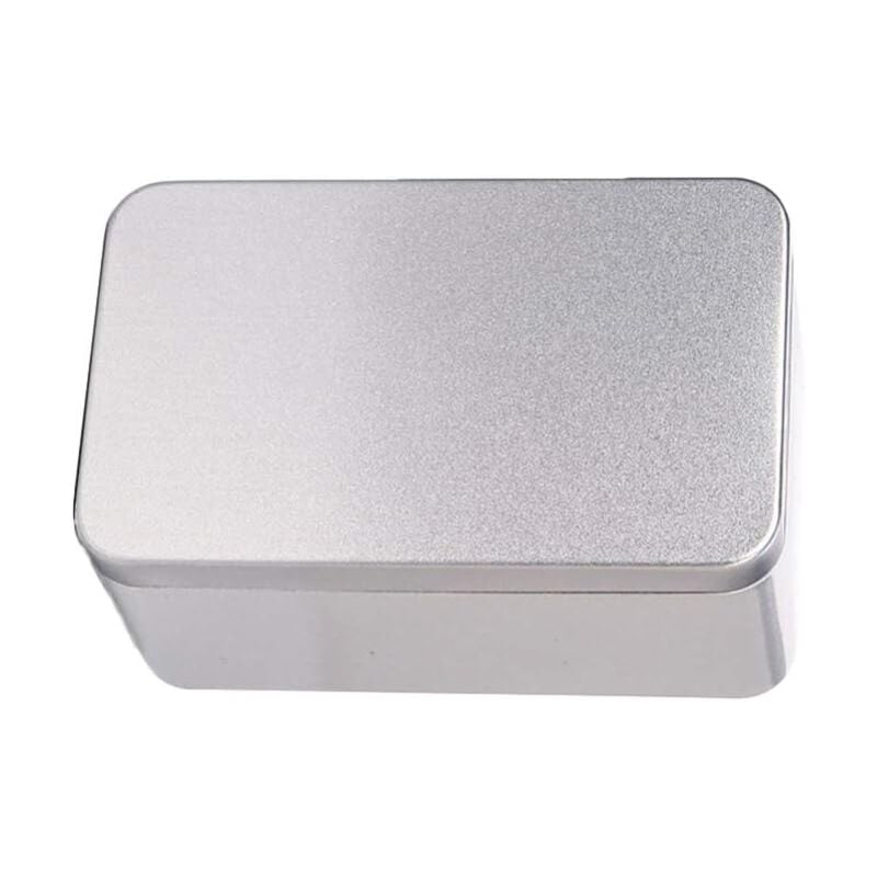 foto del prodotto scatola rettangolare in metallo latta 13 x 8 x 6 cm