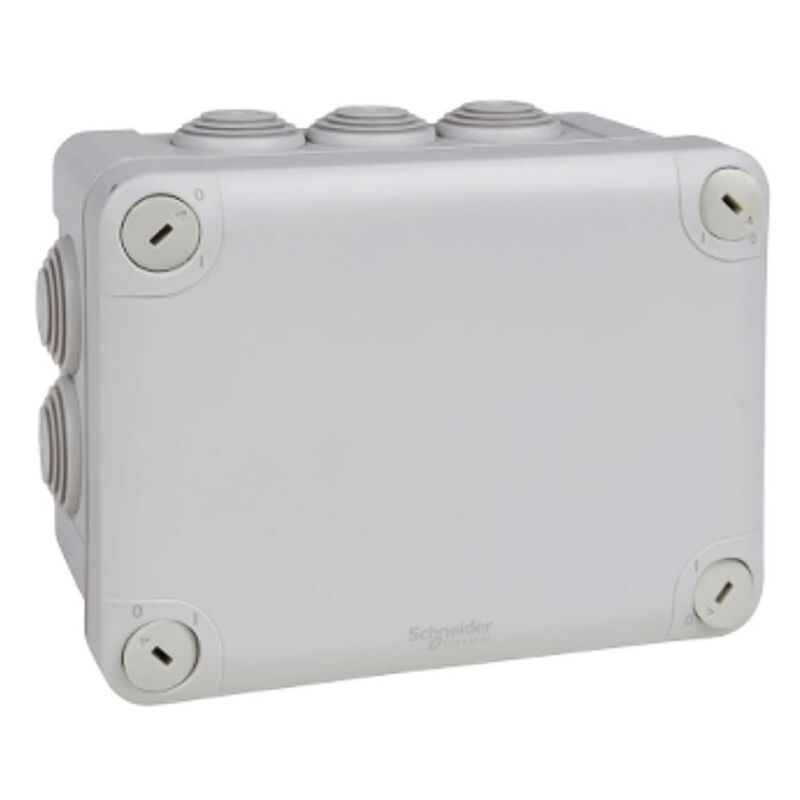 foto del prodotto scatola schneider di derivazione ip55 150x105x80 con gommini enn05007