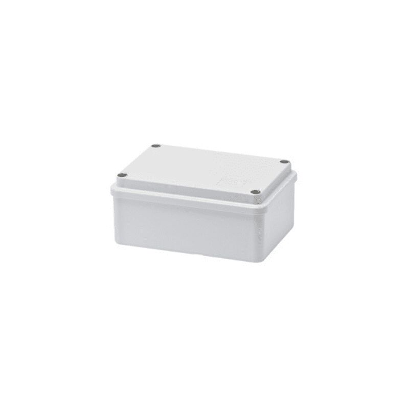 foto del prodotto scatola stagna cassetta derivazione rettangolare con coperchio con viti in metallo 150x110x70mm con pareti lisce ip56 faeg fg13505