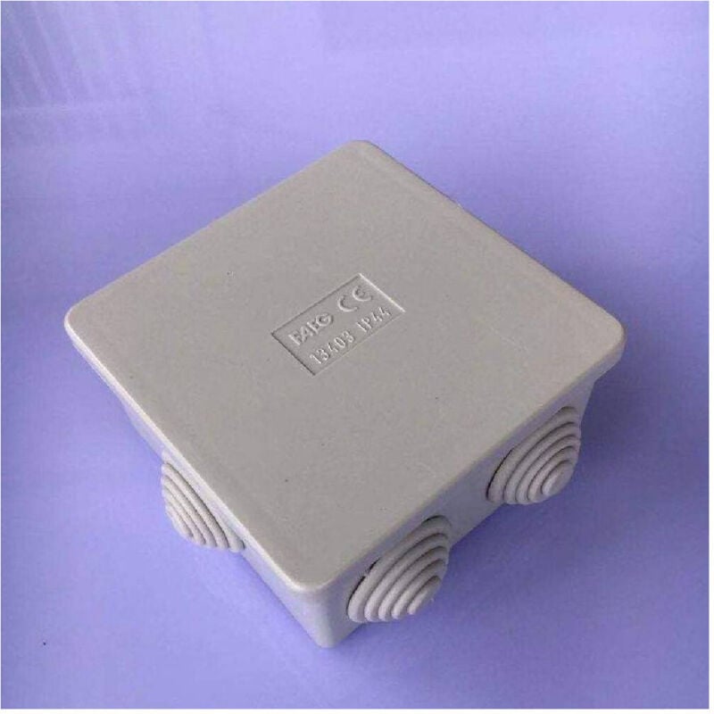 foto del prodotto scatola stagna con passacavi coperchio a pressione 80 x 80 x 40 mm ip44 trade shop traesio