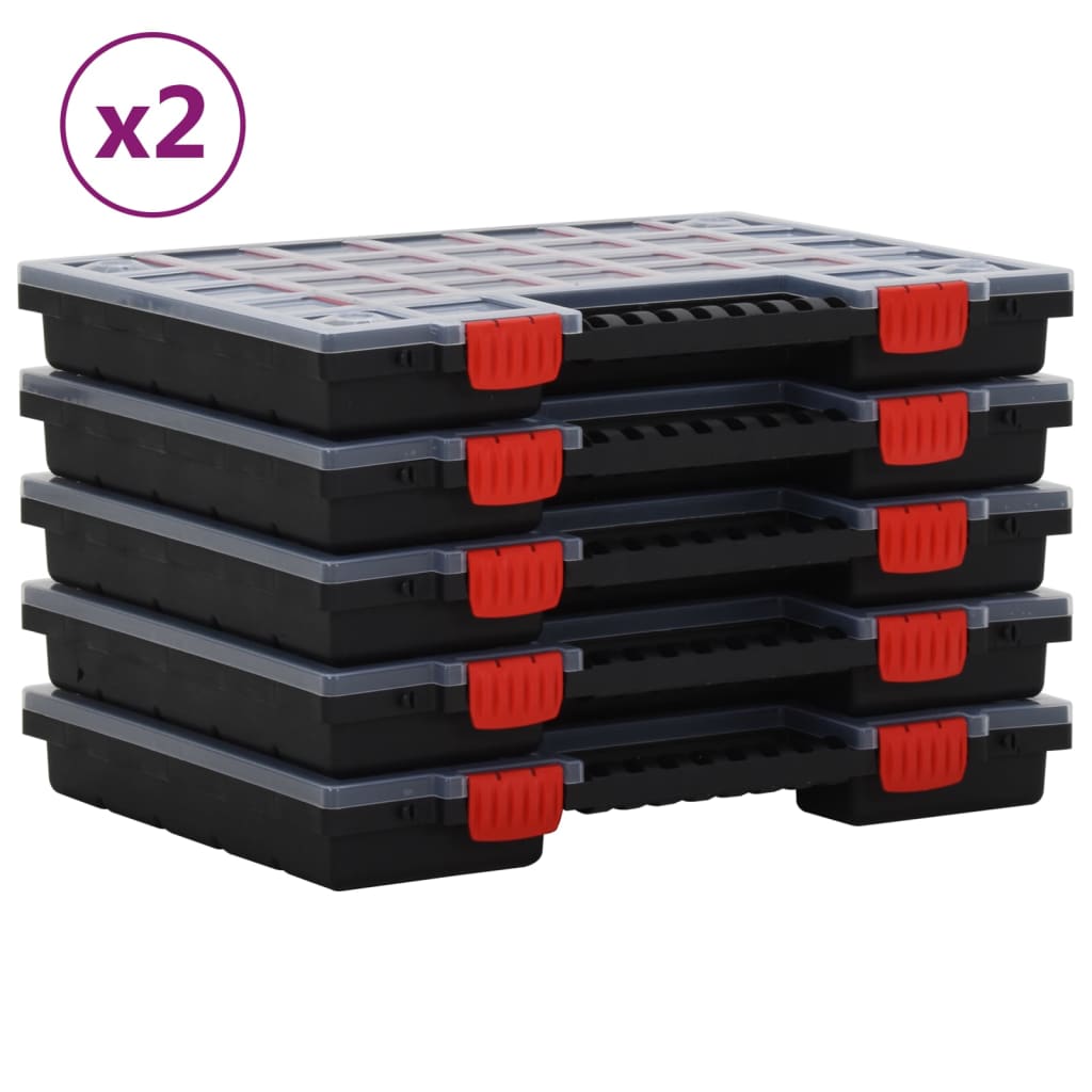 foto del prodotto scatole di assortimento 10 pz 40x30x5 cm polipropilene cod mxl 26623