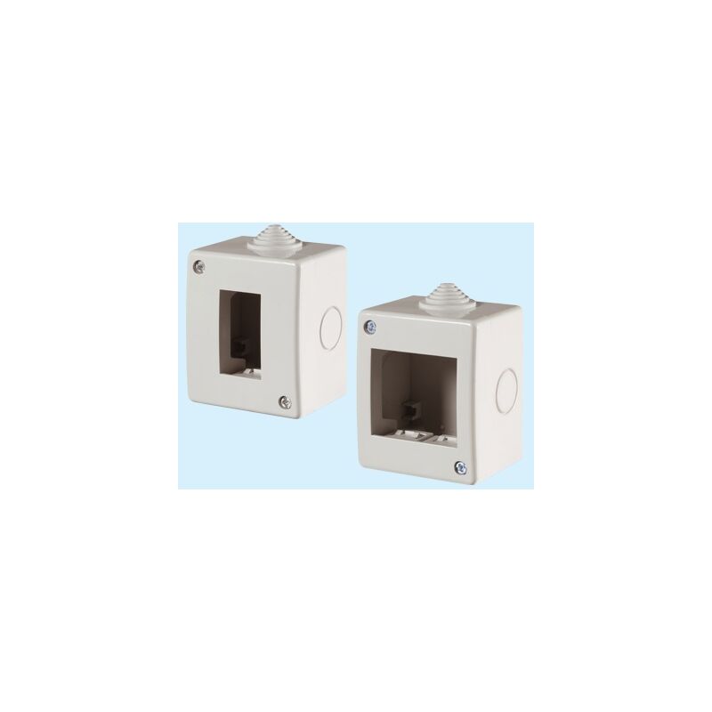 foto del prodotto scatole per portafrutti a 1 posto ip40 art.412 confezione pz. 5