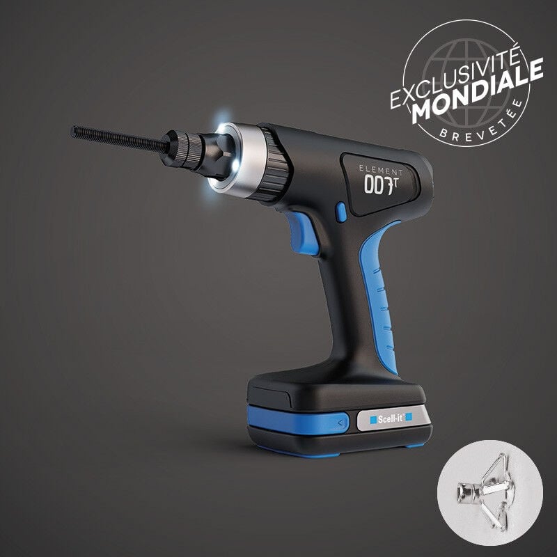 foto del prodotto scell it 18v scell it utensile di installazione per tappi a corpo cavo senza viti m4 m8 senza batteria e 007 t body