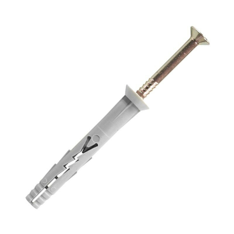 foto del prodotto scell-it - confezione da 100 tasselli in nylon - testa svasata - 8 mm x 100 mm - yzf8100