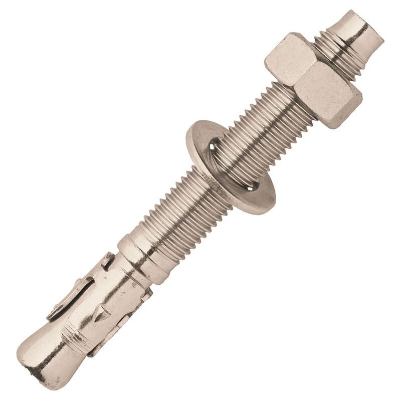 foto del prodotto scell it confezione da 50 bulloni di ancoraggio in acciaio inossidabile a4 10 mm x 100 mm a4 bz2 10x100