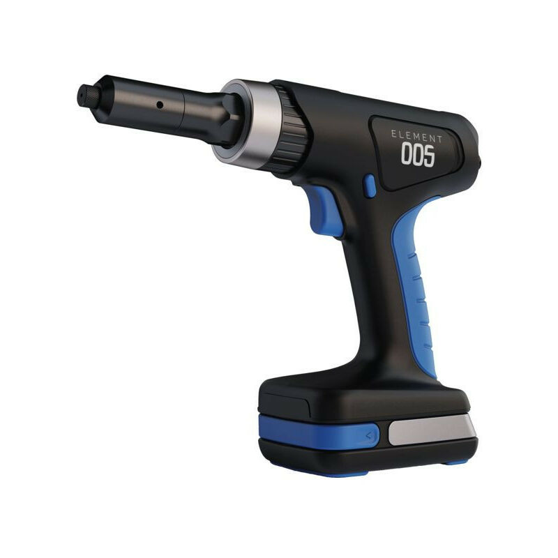 foto del prodotto scell it pistola per rivetti 1 batteria 18v 2ah scell it per 2,4 4,8 mm e 005 1xbat