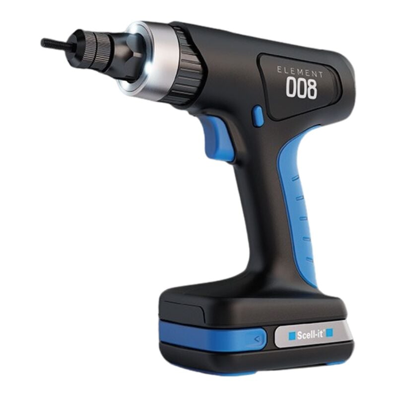 foto del prodotto scell it rivettatrice 1 batteria 18v 2ah scell it per m3 m6 e 008 1xbat