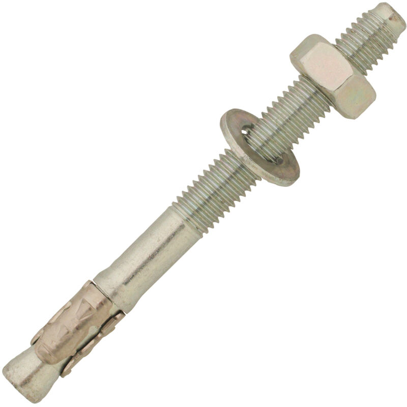 foto del prodotto scell-it - scatola 100 bulloni di ancoraggio in acciaio zincato m8 x 95 x 45 mm bz-08x95