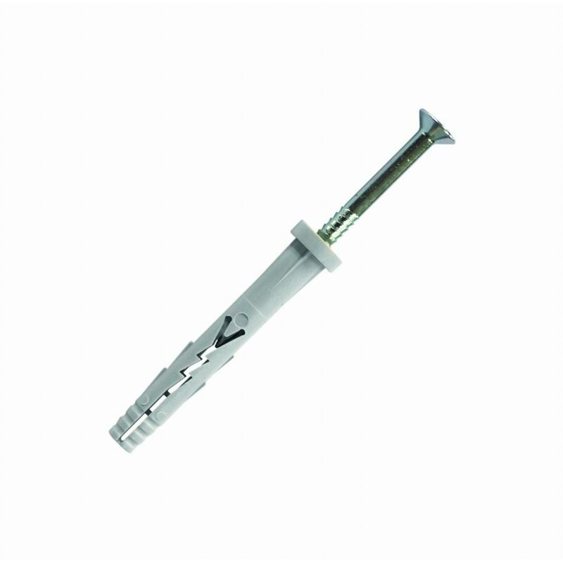 immagine 0 del prodotto scell it scatola di 200 tasselli in nylon testa piatta 5 mm x 27 mm yzp5027