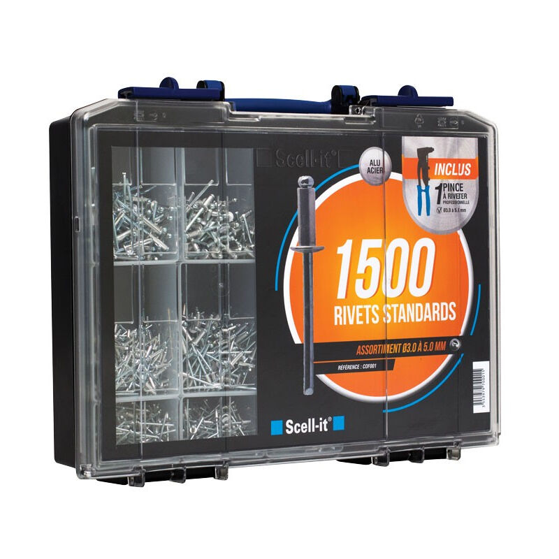 foto del prodotto scell it set di 1 pinza 1500 rivetti cof001