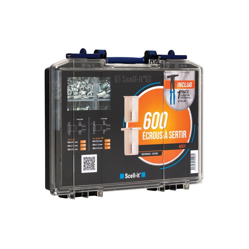 foto del prodotto scell it set di 1 pinza e 360nh 600 dadi cof360