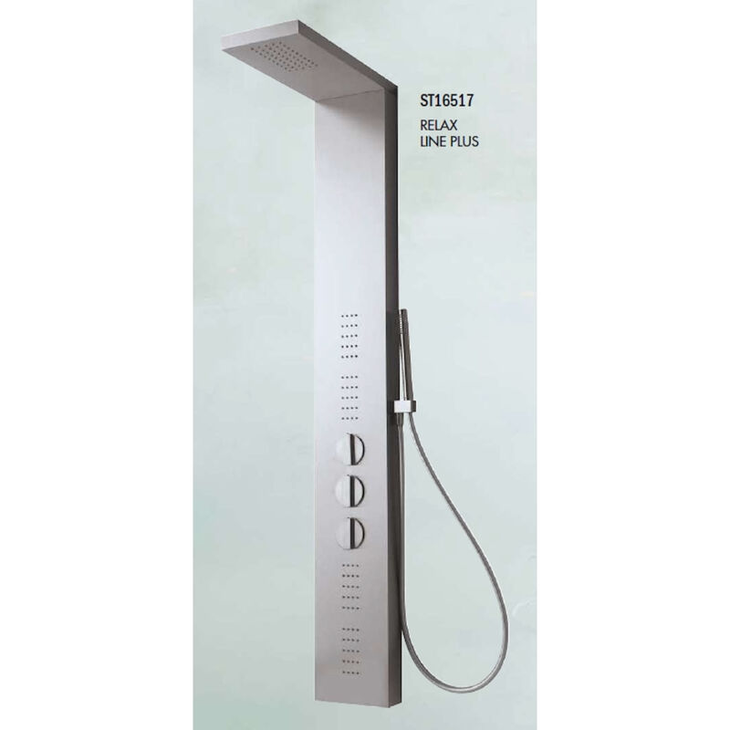 foto del prodotto scelto da desivero colonna doccia relax line plus acciaio codice prod dsv16517