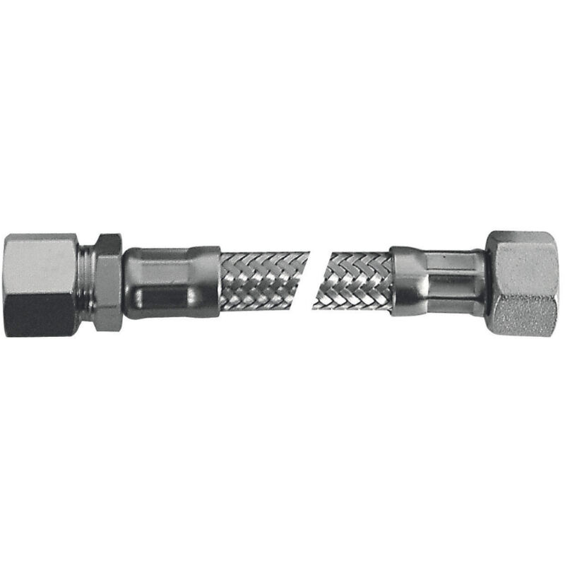 foto del prodotto scelto da desivero flessibile flex inox att. bicono d.10 f 3 8 l.250 codice prod dsv04748