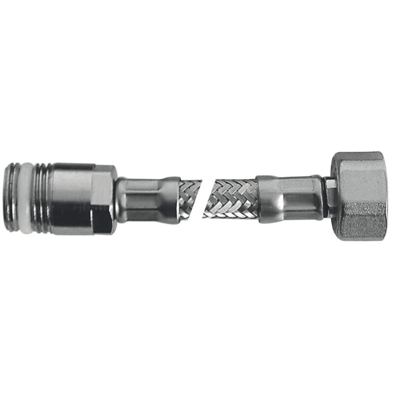 foto del prodotto scelto da desivero flessibile flex inox con rosone mp 1 2 xf1 2 l.150 codice prod dsv04707