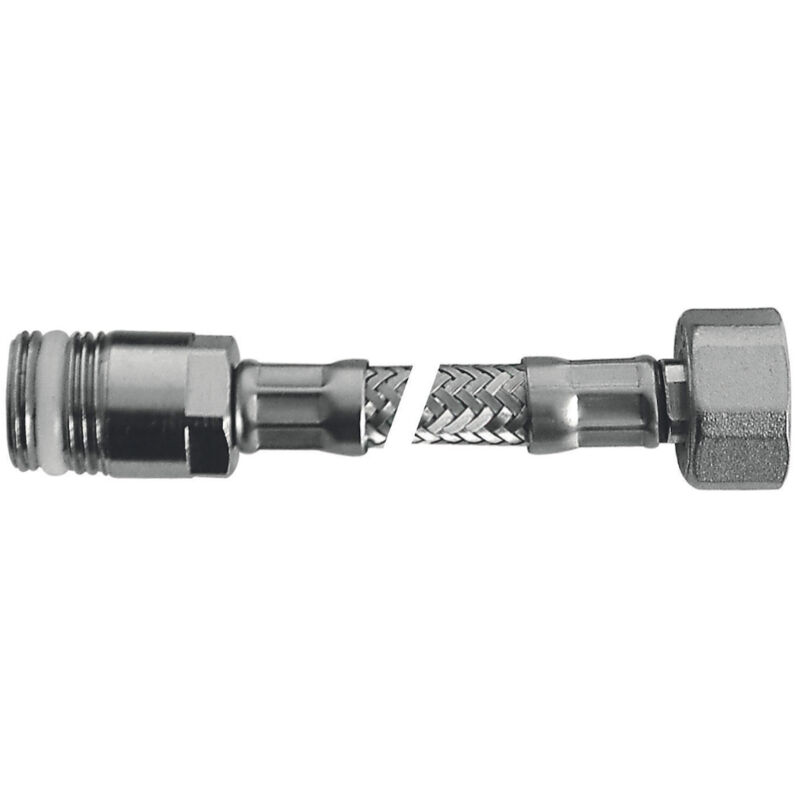 foto del prodotto scelto da desivero flessibile flex inox con rosone mp 1 2 xf3 8 l.250 codice prod dsv04719