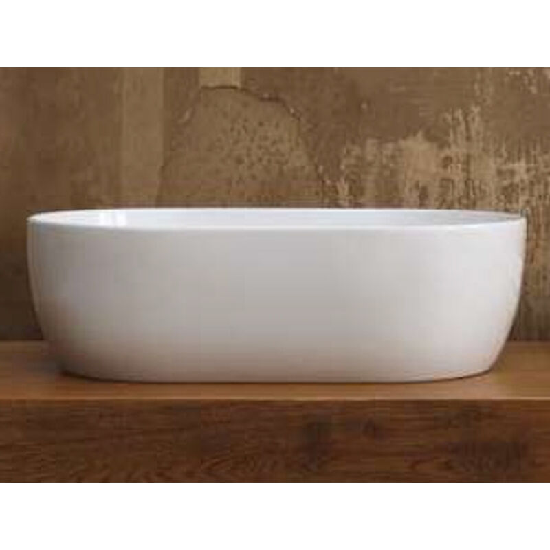foto del prodotto scelto da desivero lavabo in ceramica ovale 55x36 bianco lucido da appoggio senza troppieno codice prod dsv17433