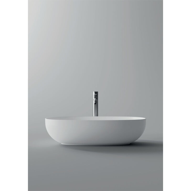foto del prodotto scelto da desivero lavabo in ceramica ovale 60x35 h 15 bianco lucido da appoggio s troppieno codice prod dsv17985